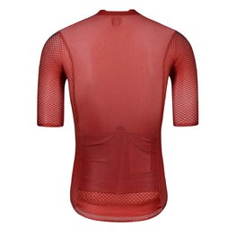 MONTON Cyklistický dres s krátkým rukávem - PRO CARBONFIBER - červená