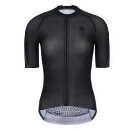 MONTON Cyklistický dres s krátkým rukávem - PRO CARBONFIBER LADY - černá