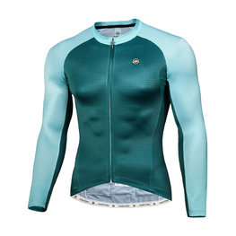 MONTON Cyklistický dres s dlouhým rukávem letní - LEJO SUMMER - zelená
