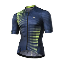 MONTON Cyklistický dres s krátkým rukávem - FLEETING - černá/žlutá