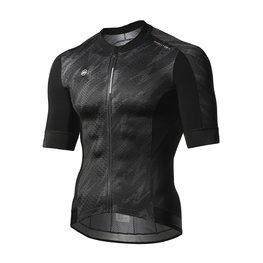 MONTON Cyklistický dres s krátkým rukávem - TRANQUILITY - černá