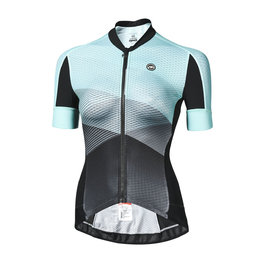 MONTON Cyklistický dres s krátkým rukávem - MAGIC LAND LADY - černá/zelená