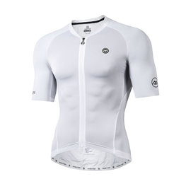 MONTON Cyklistický dres s krátkým rukávem - TRAVELLER 2.0 - bílá