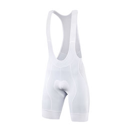 MONTON Cyklistické kalhoty krátké s laclem - KADAJ - bílá