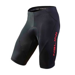 NALINI Cyklistické kalhoty krátké bez laclu - AHS GRUPPO - červená/černá