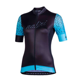 NALINI Cyklistický dres s krátkým rukávem - AIS STILOSA 2.0 LADY - modrá/černá