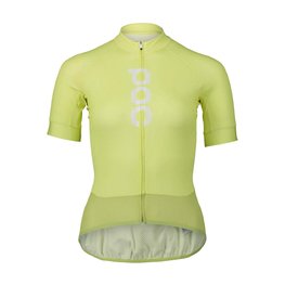 POC Cyklistický dres s krátkým rukávem - ESSENTIAL ROAD LADY - žlutá