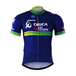 BONAVELO Cyklistický dres s krátkým rukávem - ORICA 2017 - modrá