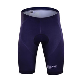 BONAVELO Cyklistické kalhoty krátké bez laclu - MOVISTAR 2017  - modrá