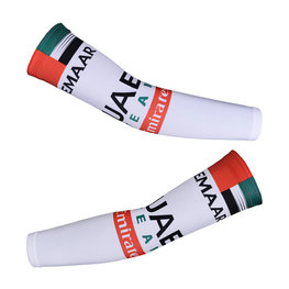 BONAVELO Cyklistické návleky na ruce - UAE 2019 - bílá