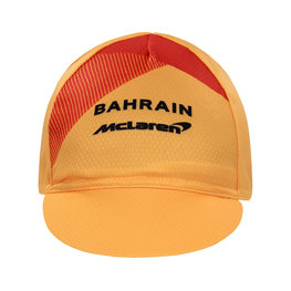 BONAVELO Cyklistická čepice - BAHRAIN MCLAREN 2020 - žlutá/červená