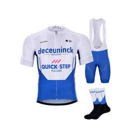 BONAVELO Cyklistický mega set - QUICKSTEP 2020 - modrá/bílá