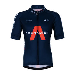 BONAVELO Cyklistický dres s krátkým rukávem - INEOS 2021 KIDS - černá/červená