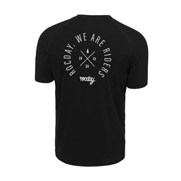 ROCDAY Cyklistický dres s krátkým rukávem - ROOST - černá