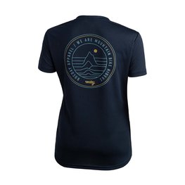 ROCDAY Cyklistický dres s krátkým rukávem - WOODY LADY - modrá