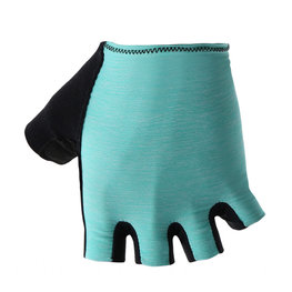 SANTINI Cyklistické rukavice krátkoprsté - CLASSE - světle modrá