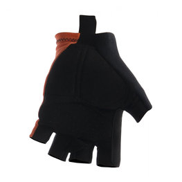 SANTINI Cyklistické rukavice krátkoprsté - BRISK - oranžová