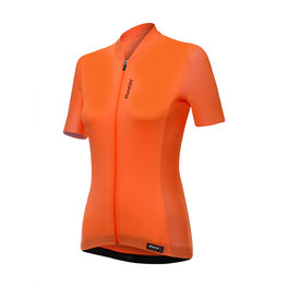 SANTINI Cyklistický dres s krátkým rukávem - SCIA LADY - oranžová