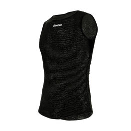 SANTINI Cyklistické triko s krátkým rukávem - ALPHA - černá