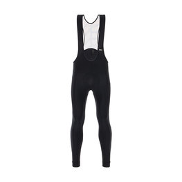 SANTINI Cyklistické kalhoty dlouhé s laclem - SVOLTA WINTER - bordó/černá