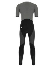 SANTINI Cyklistické kalhoty dlouhé s laclem - VEGA GRIDO WINTER - šedá/černá