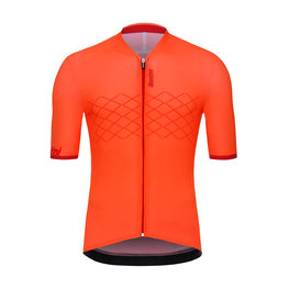 SANTINI Cyklistický dres s krátkým rukávem - REDUX  - oranžová