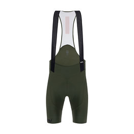 SANTINI Cyklistické kalhoty krátké s laclem - TONO PURO - zelená
