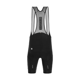 SANTINI Cyklistické kalhoty krátké s laclem - KARMA DELTA - černá