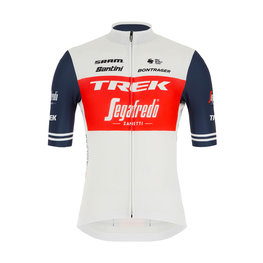 SANTINI Cyklistický dres s krátkým rukávem - TREK SEGAFREDO 2021 - červená/bílá/modrá