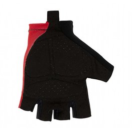 SANTINI Cyklistické rukavice krátkoprsté - CUBO  - červená