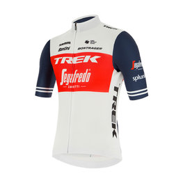 SANTINI Cyklistický dres s krátkým rukávem - TREK SEGAFREDO 2020 - modrá/červená/bílá