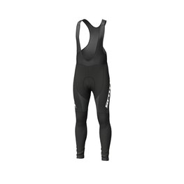 SCOTT Cyklistické kalhoty dlouhé s laclem - RC AS WINTER - černá/žlutá