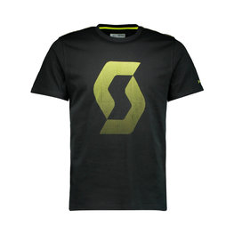 SCOTT Cyklistické triko s krátkým rukávem - ICON FACTORY TEAM - žlutá/černá