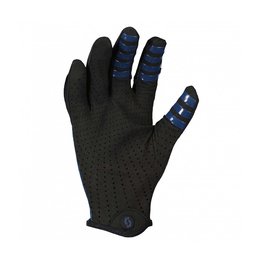 SCOTT Cyklistické rukavice dlouhoprsté - TRACTION LF - oranžová/modrá