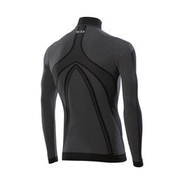 SIX2 Cyklistické triko s dlouhým rukávem - KIDS TS3 - černá