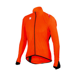 SPORTFUL Cyklistická větruodolná bunda - HOT PACK 5 - oranžová