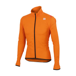 SPORTFUL Cyklistická větruodolná bunda - HOT PACK 6 - oranžová