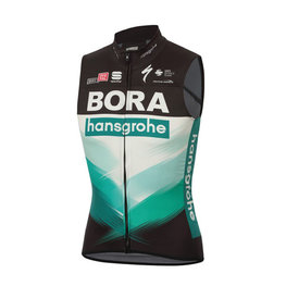 SPORTFUL Cyklistická vesta - BORA HANSGROHE 2020 - černá/zelená