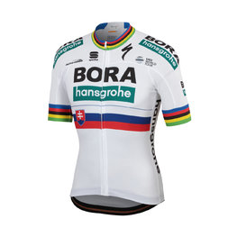 SPORTFUL Cyklistický dres s krátkým rukávem - BORA HANSGROHE 2019 - vícebarevná