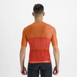 SPORTFUL Cyklistický dres s krátkým rukávem - LIGHT PRO - oranžová