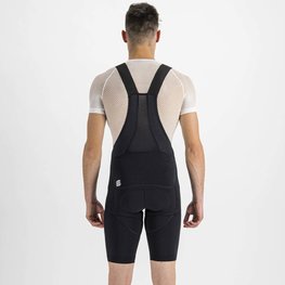 SPORTFUL Cyklistické kalhoty krátké s laclem - TOTAL COMFORT - černá