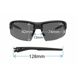 TIFOSI Cyklistické brýle - CRIT - černá