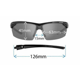 TIFOSI Cyklistické brýle - JET POLARIZED - černá