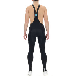 UYN Cyklistické kalhoty dlouhé s laclem - RIDEMILES WINTER - černá