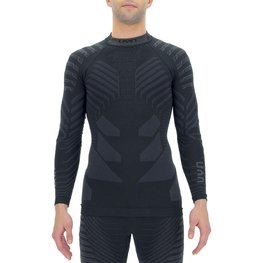 UYN Cyklistické triko s dlouhým rukávem - RESILYON  - černá