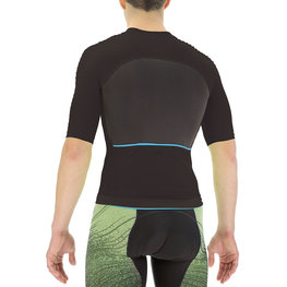 UYN Cyklistický dres s krátkým rukávem - BIKING AIRWING - černá