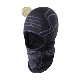 UYN Cyklistická kukla - FUSYON MERINO - černá/šedá