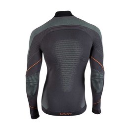 UYN Cyklistické triko s dlouhým rukávem - EVOLUTYON - zelená/černá