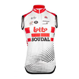 Cyklistická vesta - LOTTO SOUDAL 2019 - červená/bílá