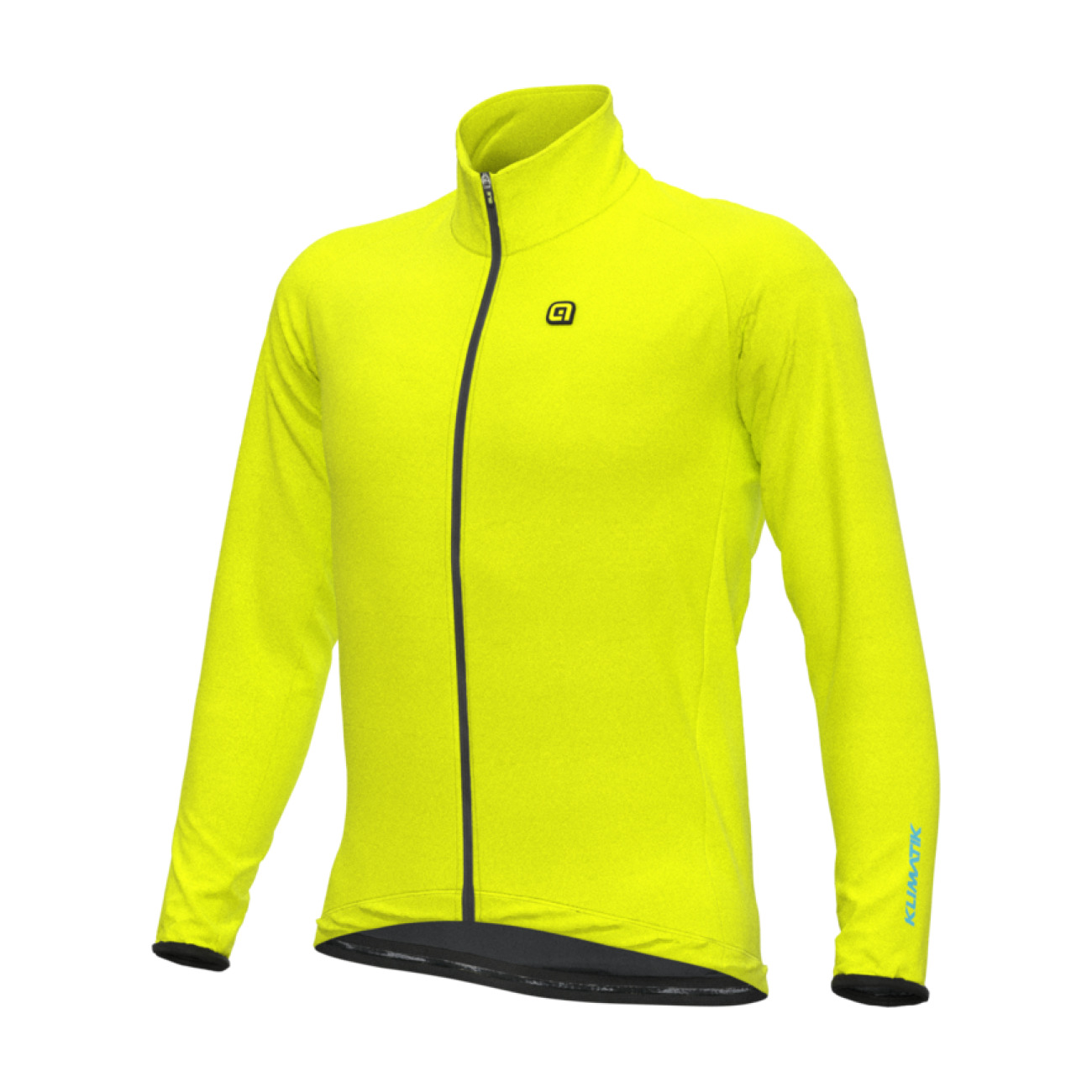 
                ALÉ Cyklistická větruodolná bunda - KLIMATIK GUSCIO RACING - žlutá XL
            